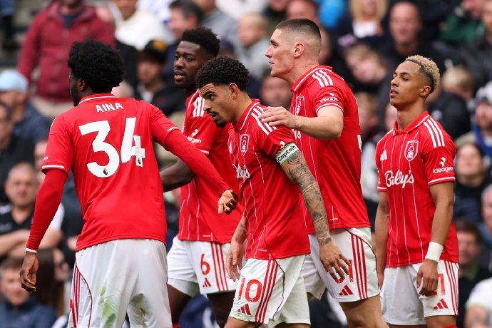 热苏斯破门助诺丁汉森林逆转阿森纳 阿沃尼伊首