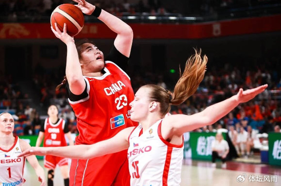 中国女篮热身赛大胜捷克 完美收官世界杯资格赛